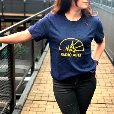 Person wearing Radio Abel t-shirt